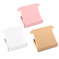 Boîtes d'expédition en carton ondulé 8x6x4 pouces, type avion, en kraft, imprimées sur mesure, pliables, recyclables et durables pour vêtements et articles vestimentaires