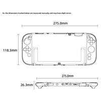 Casing Switch 2 Anti Benturan Anti Debu Transparan Pelindung Ergonomis Pegangan Nyaman Bahan PC Keras TPU Grosir