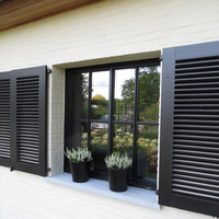 Système de persiennes coulissantes modernes en aluminium pour pergola, fenêtre, porte extérieure – Pare-soleil réglable et contrôle de l'intimité