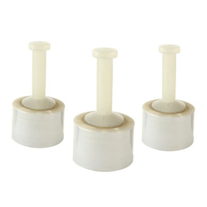 工厂低价PE食品级100%原生LLDPE铸造软质透明防潮高光迷你拉伸膜 - Product Image 2