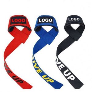 Sangles de levage de gymnastique personnalisées, enveloppes de poignet de fitness, dragonne d'haltérophilie rembourrée - Product Image 1