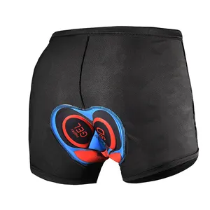 Cuecas triangulares acolchoadas para bicicleta, roupa íntima 9D para ciclismo masculina, shorts esportivos personalizados para o ar livre, leve e de secagem rápida