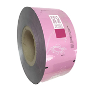 Emballage d'étanchéité Feuille d'aluminium Rouleaux de plastique de qualité alimentaire Pochette d'emballage de collation Sachet Sac Rouleau de film opp