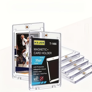 ซองใส่การ์ดแม่เหล็กแบบใสพิเศษ 35PT Premium SKYJOY Ultra Transparent One Touch พร้อมมุมเพชร ป้องกันการ์ดอย่างแข็งแรง สำหรับการ์ดสะสม - Product Image 1