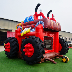 Nhảy nhà <span class=keywords><strong>Inflatable</strong></span> xe bouncy lâu đài <span class=keywords><strong>Bouncer</strong></span> lâu đài bouncy pastel nhảy lâu đài với Slide cho thuê bên - Product Image 2