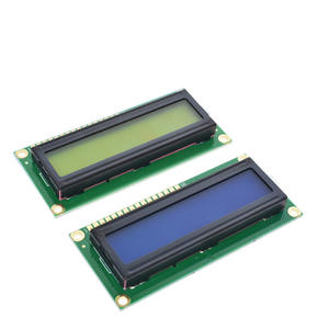 Venta Directa de Fábrica, Módulo de Pantalla LCD1602A, Pantalla Azul/Amarillo-Verde, 5V, Fuente Blanca con Retroiluminación, LCD1602 - Product Image 2