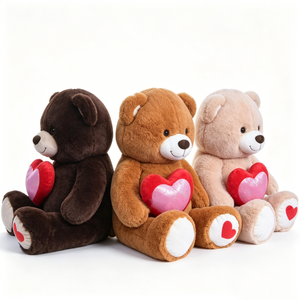 Mochila de Peluche Personalizada con Diseño de Corazón, Estilo Oso de Peluche, Tamaño Gigante (51-99cm), Colores Surtidos, Relleno de Algodón PP - Product Image 3