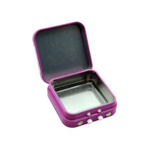Wholesale Printing Empty Tin Can Custom Gift Tin Case Packaging Square Portable Child Proof Tin Box