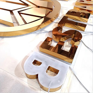 Enseigne extérieure de magasin Led Business 3d Letters Backlit Illuminated Sign pour extérieur 3d Letter Led Store Sign - Product Image 1