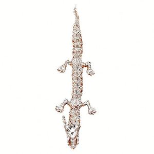 Statue de dragon argenté articulée en 3D OEM, figurine en laiton plaqué pour le Feng Shui et la décoration intérieure moderne - Product Image 5