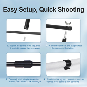 Loại Mới Kính thiên văn Máy tính để bàn Giàn khung sống streaming chụp nền đứng - Product Image 5