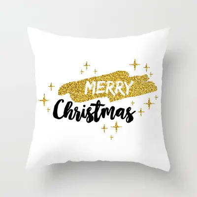 クリスマスゴールデンシリーズ枕カバーホームソファ枕クッションカバークリスマス装飾品