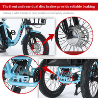 Oferta: Triciclo Eléctrico Lufeiya de 18 Pulgadas con Pedales, Asistencia al Pedaleo, Batería de Litio, Neumáticos Gruesos para Nieve, Motor de 350W, Alcance de 40km, Motor en la Rueda Delantera