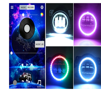 LELANPU Nuevas Luces Antiniebla LED para Automóvil, 40 W, 6000 K, 4000 Lm, Ajuste Universal, Lámpara de Conducción Antiniebla