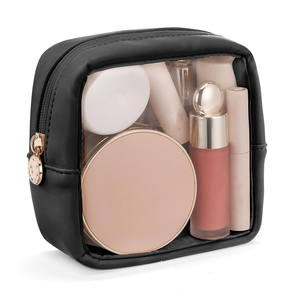 Personalizado Mujeres Láser Holograma Transparente Impermeable Bolsas de Cosméticos Estuches <span class=keywords><strong>Estuche</strong></span> De Maquillaje Ziplock Bolsa - Product Image 2