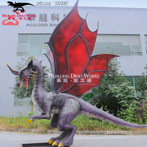 Sıcak satış Animatronics cadılar bayramı dekorasyon yaşam boyutu ejderha - Product Image 4