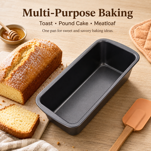 Molde para Hornear Pan de Acero al Carbono de Grado Alimenticio, Cuadrado, Herramienta para Hornear Pan Casero con Embalaje en Bolsa OPP para Horno, Tostadas y Pasteles - Product Image 6