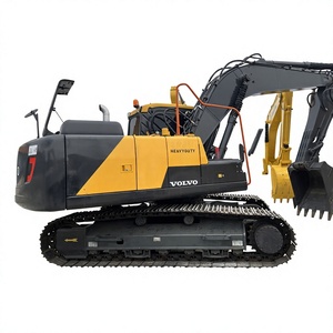 Excavadora de cadenas Volvo EC210 de 20 toneladas con motor Kawasaki y cazo de excavación, equipo de construcción de alta resistencia - Product Image 1