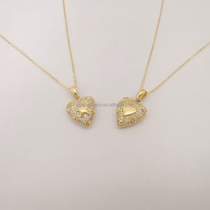 Женское Золотое колье с кулоном из муассанита - Product Image 4