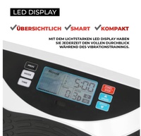 Machine d'exercice de fitness CE ROHS Entraîneur d'entraînement de plaque d'ajustement fou entier avec plaque de vibration en matériau ABS durable