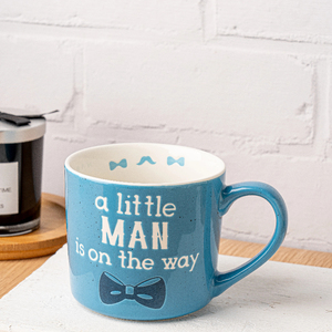 แก้วเซรามิกสำหรับอาบน้ำเด็กภาชนะใส่เครื่องดื่มพอร์ซเลนพร้อมลายหนวดชายน้อยของขวัญสำหรับคุณพ่อใหม่ - Product Image 4