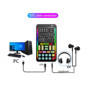 Dispositivo de Cambio de Voz en Tiempo Real I9, Cambio de Voz de Mujer a Hombre, Mezclador de Audio de Producción de Voz, Tarjeta de Sonido Universal para <span class=keywords><strong>Android</strong></span> - Product Image 5