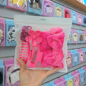 Ensemble de 16 pièces d'attaches à cheveux à haute élasticité Matte Frosted Large Grabber Flower Hair Griffe <span class=keywords><strong>Bandeau</strong></span> avec bracelets Ensemble d'accessoires pour cheveux - Product Image 4