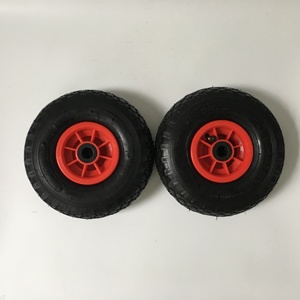 新しい260mm空気圧ハンドトラックホイールPPリム付きレストランおよびホテル交通 - Product Image 2