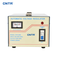 CVR 2000VA CNTR Type de relais stabilisateur de tension monophasé 220V 230V 110V régulateur de tension automatique AVR pour TV réfrigérateur ventilateur LED