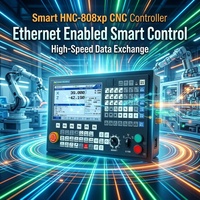 Controlador CNC Inteligente HNC-808xp - Sistema de Control de Movimiento de Fresado de 2/3 Ejes con Ethernet para Prototipos Industriales Complejos