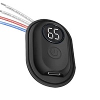 Interrupteur de contrôle de température à 3 niveaux en silicone étanche avec interface USB-C pour masque oculaire chauffant