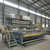 Machine automatique de fabrication de barquettes à œufs, type tambour rotatif, 10000 pièces/heure, avec ligne de séchage métallique pour la production de grands cartons à œufs en pâte à papier