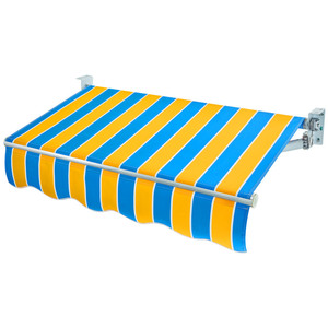 Pergola rétractable manuelle <span class=keywords><strong>pour</strong></span> espaces extérieurs Toldos Para Terrazas <span class=keywords><strong>Balcon</strong></span> Patios Ventanas Puertas Cadre en alliage d'aluminium Max 5m - Product Image 2