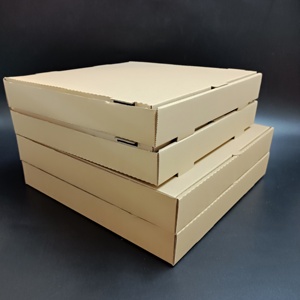Sp1655 Bán Buôn Chất Lượng Cao Trắng/Kraft Sóng Bánh Pizza Hộp Bao Bì Hộp Giấy Cho Thực Phẩm Takeaway Hộp - Product Image 2
