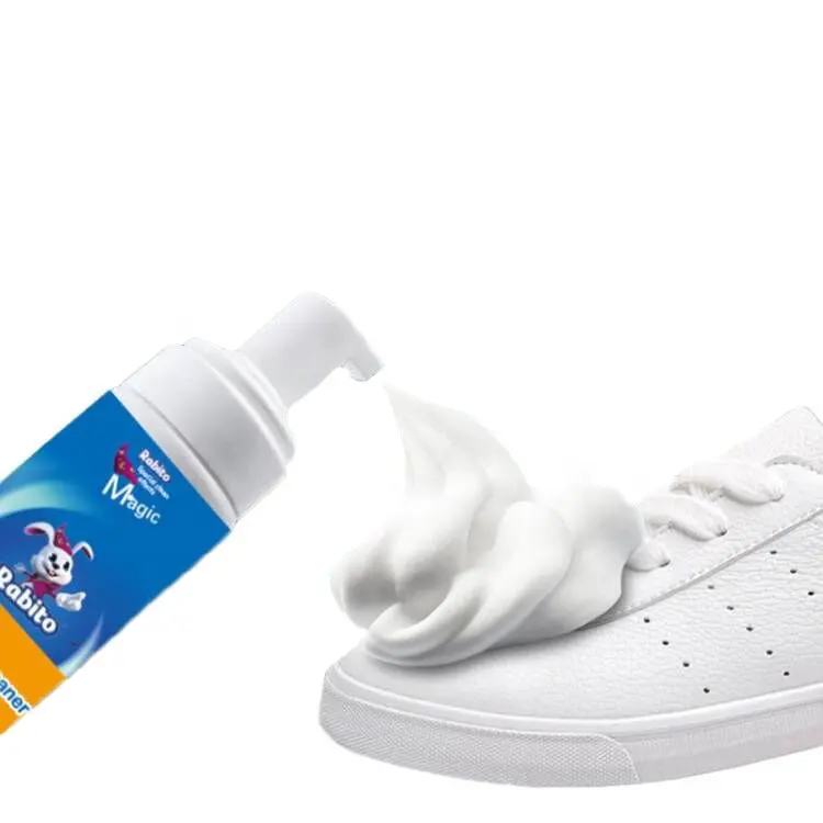 Sneaker Leather Care Cleaner Sport Shoes Whitening Agent Spray Foam White Shoes Cleaner