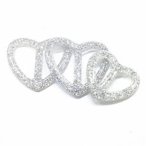 Stock de fábrica directo blanco personalizado en forma de corazón ajustable resina liberación hebilla al por mayor día <span class=keywords><strong>palabra</strong></span> hebilla - Product Image 5