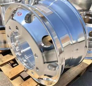 17.5インチ リム アルミニウム ホイール 17.5*6.00 Alcoa トラック ホイール 8R17.5 ハイ フローテーション タイヤ および リム トラック 合金 ホイール - Product Image 4