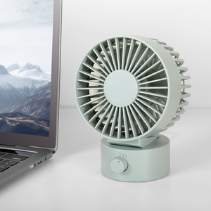 <span class=keywords><strong>พัดลม</strong></span>ตั้งโต๊ะขนาดเล็กพกพาสะดวกแบบ USB เสียงเบา ใบพัดคู่ ปรับระดับได้ กำลังไฟ 5 วัตต์ ใช้ได้ทั้งในรถยนต์และที่บ้าน - Product Image 1
