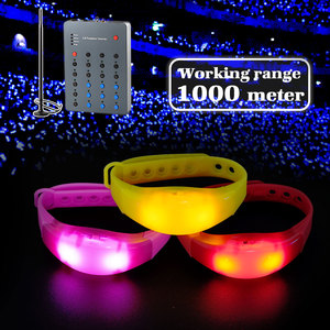 Soffa tùy chỉnh <span class=keywords><strong>led</strong></span> Glow Vòng đeo tay <span class=keywords><strong>LED</strong></span> ban nhạc cổ tay ánh sáng dây đeo cổ tay ca sĩ buổi hòa nhạc pulseras <span class=keywords><strong>LED</strong></span> audioritmicas Silicone - Product Image 3