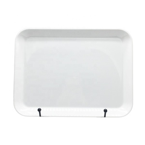 Logo In Cafe Melamine Thực Phẩm Khay Chất Lượng Cao Dài Vuông Khay Melamine - Product Image 2