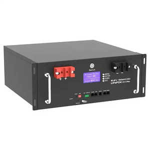 Nouvelle arrivée Batterie solaire LiFePO4 de qualité 51,2 V 100 Ah montée sur rack BMS intelligent Stockage d'énergie domestique Sortie 5-10 kW CAN Capacité 200 Ah - Product Image 1