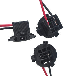 Araba H7 far ampulü soket tutucu adaptörleri dönüşüm kablo demeti 15CM 16AWG - Product Image 1