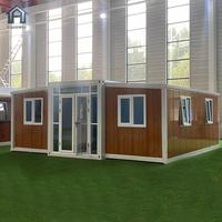 Maison conteneur extensible de luxe 20ft 40ft norme AU, 2-3 chambres, préfabriquée, modulaire, étanche, villa mobile