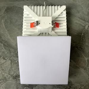 ไฟสี่เหลี่ยมสีขาว 48W และไฟแผง LED ขั้ว E27 ป้องกันแสงสะท้อน เส้นผ่านศูนย์กลาง 16 ซม. 100V-265V วัสดุ PC+PP Ra85 รับประกัน 20000 ชั่วโมง 1 ปี - Product Image 1