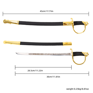 Épée Cérémonielle Miniature de 45 cm pour Enfants, Accessoire de Décoration pour le Levage de Drapeaux - Product Image 6