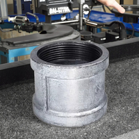 Raccord rainuré de haute qualité en fonte malléable, réducteur à douille peint, pour système d'incendie FM 2'' basse pression 3
