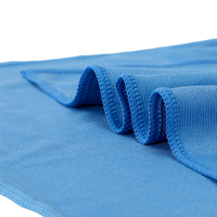 Handuk dapur Microfiber 40x40cm 300GSM lembut penyerap Super ramah lingkungan kain pembersih kaca dapat digunakan kembali