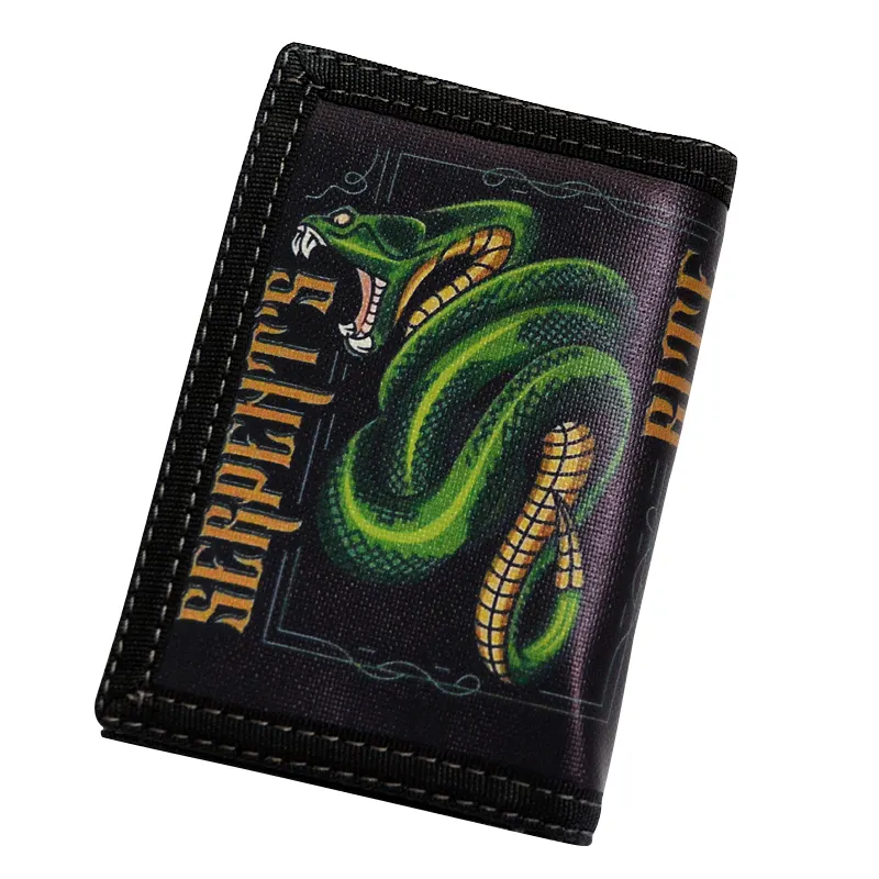 Custom Canvas Card Holder Designer Wallets Oxford Zip Purse With Coin Pockets Female Accept Logo Printed Cheap Cash Wallet