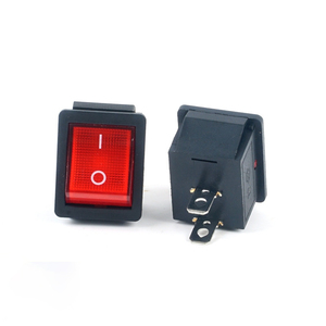 KCD4 Interruptor basculante de 21mm 2 pines 4 pines <span class=keywords><strong>Led</strong></span> iluminado 16A 250V Botón de encendido Interruptores basculantes de E/S - Product Image 4