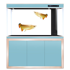 Acuario de Vidrio Rectangular Grande para Peces, Fácil de Limpiar, Sostenible, para Sala de Estar, en Oferta - Product Image 3